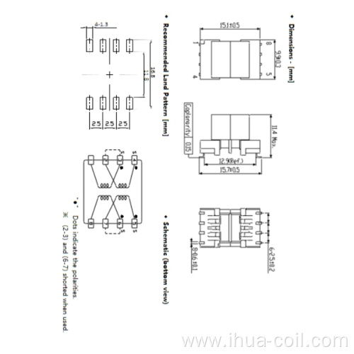 Power pluse transformer for Electrical Control System